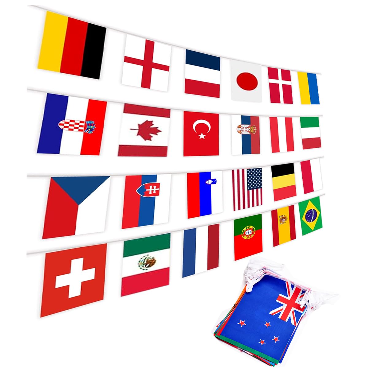 Amazon.com: Lebei 226 Countries International World Flags Banner